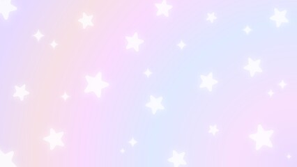 A cute and pop background with shining stars