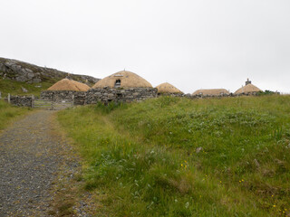 Gearranan Blackhouse Village, en Lewis & Harris, Islas H&eacute;bridas, Escocia