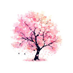 桜の木のイラスト1