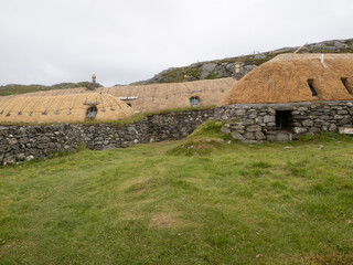 Gearranan Blackhouse Village, en Lewis & Harris, Islas H&eacute;bridas, Escocia
