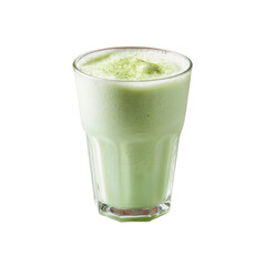 Refreshing Matcha Green Tea Smoothie in Glass