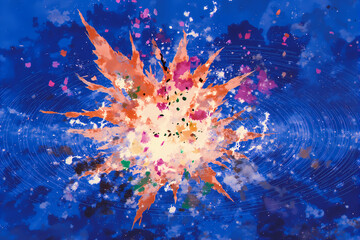 Fototapeta premium Chromatic Tempest