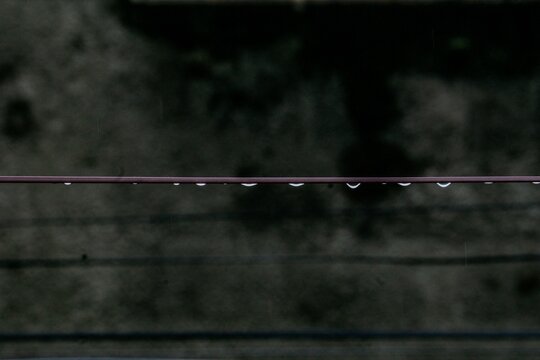 Water Drops on Wiring