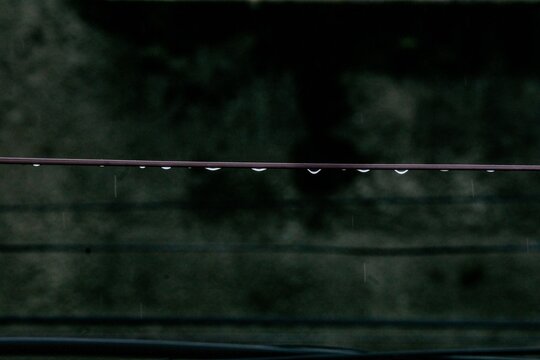 Water Drops on Wiring