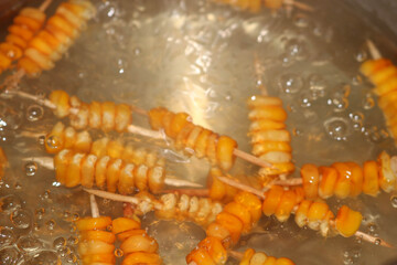 Deep Fried Corn on Skwers