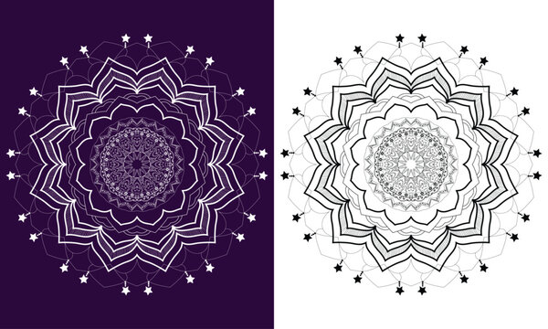 Decorative Mandala Pattern Vector Illustration