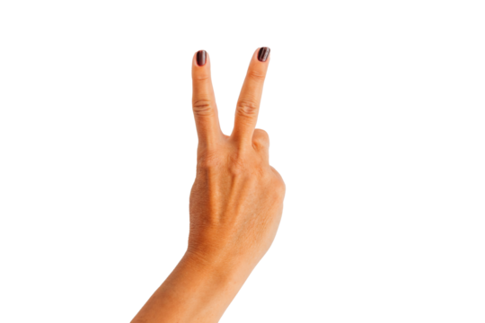 hands isolated on background