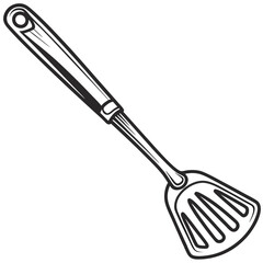 stainless steel spatula