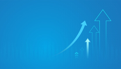 Fototapeta premium The largest arrow stands prominently in the center, representing leadership, major growth, or significant achievement, while the smaller arrows illustrate supporting progress vector