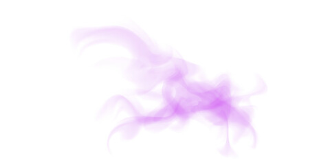 Elegant Purple Studio Smoke with Flowing Vapor, Misty Texture, and Isolated Dust Effects on a Transparent Background