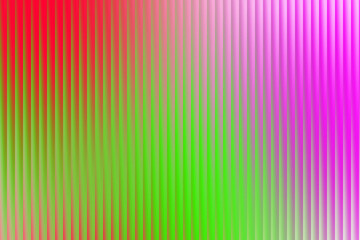 Abstract Vertical Ribbed Pattern with Red Green and Pink Gradient background texture