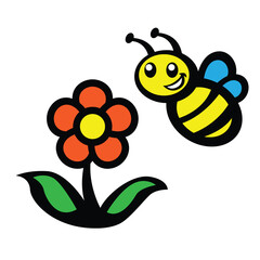 Harmony of Bee and Bloom