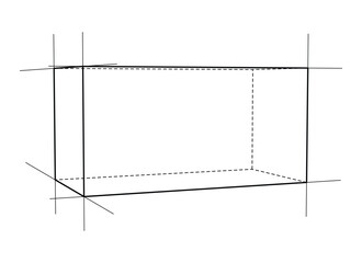 Abstract Geometric Lines. Vector