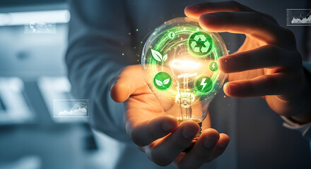 Digital Green Energy Globe