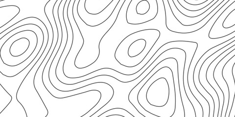 Subtle abstract topographic contour map design, elegant white wavy paper relief background, minimal clean geography vector illustration