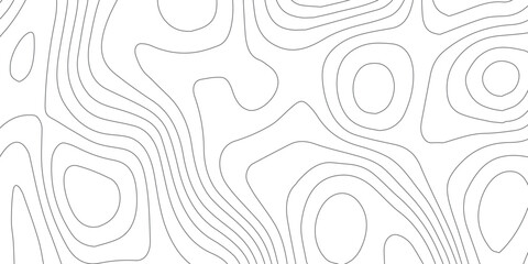 White background abstract topography contour map, wavy curved paper relief pattern, minimal geographic design vector illustration