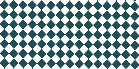 Green and white checkered background. Vector illustration