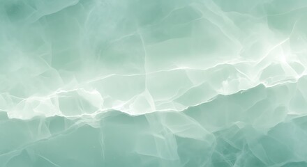 Obraz premium Abstract background with swirling patterns of translucent light green and white marble texture