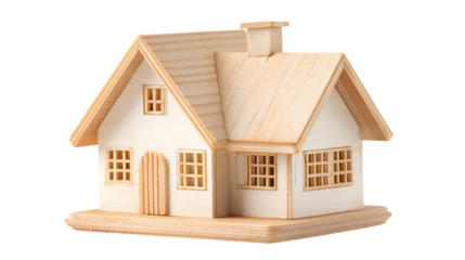 Wooden House Model Home Sweet Home Real Estate