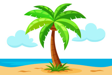 coconut tree illustration