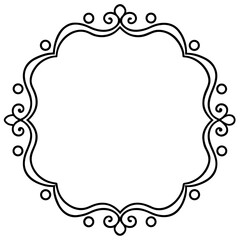Elegant Line Art Borders & Frames Collection – Simple Vector Design, White Background