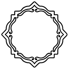 Elegant Line Art Borders & Frames Collection – Simple Vector Design, White Background