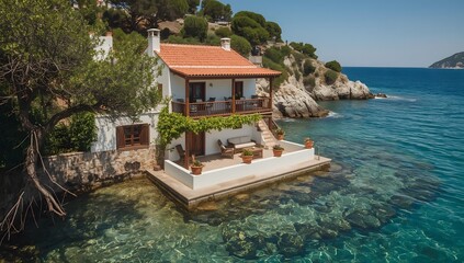 Picturesque Mediterranean house by the sea