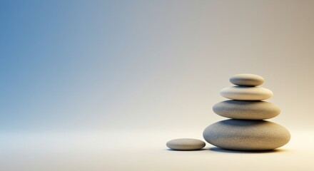 Obraz premium Zen Stones: Balance and Harmony