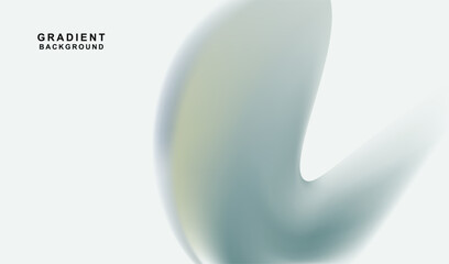 Elegant Gradient Background Abstract Teal and White Design vector smooth, abstract design unfolds across a white background. A curved, teal shape