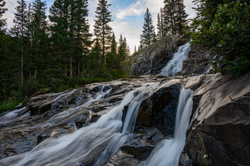 waterfall in yosemite