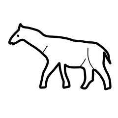 megatherium animal natural living prehistoric old habitat big animal
