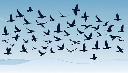 Naklejka premium silhouettes of people dancing