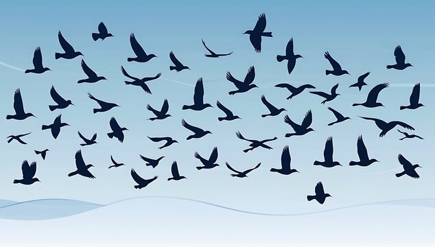 silhouettes of people dancing - Powered by Adobe