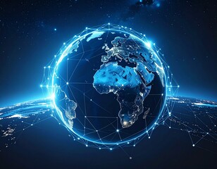 earth globe on the background of the earth