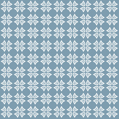 seamless pattern with blue flowers
