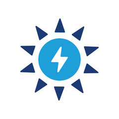 Solar power icon