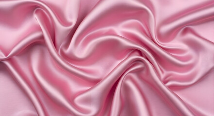 Obraz premium Elegant Rosewater Silk: Delicate Drapes of Radiant Fabric Texture