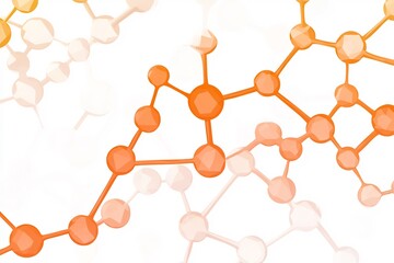 Abstract chemistry patterns made of polygon molecules atomic shapes geometric repetition modern look