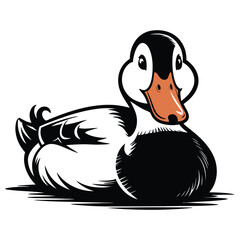 illustration of a duck