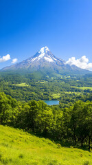 Fototapeta premium Majestic Mountain Landscape Photo