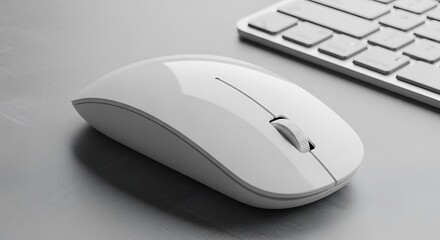 Slim Ergonomic Wireless Computer Mouse for Everyday Use