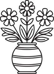 vase with flowers