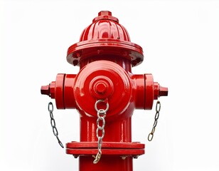Fototapeta premium a fire hydrant isolated on a white background