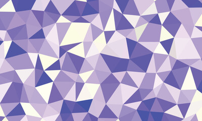 Obraz premium Abstract Geometric Polygonal Pattern in Shades of Violet and White