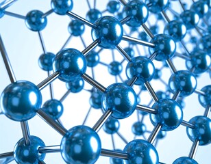 Abstract crystalline molecular structure