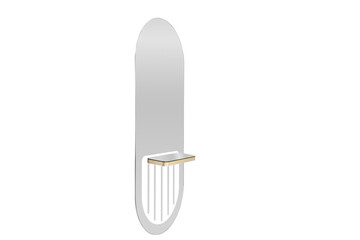 VEZZOSI Fancy Decorative Wall-Mounted Mirror for Interior Decor