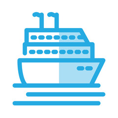 Ship icon design template