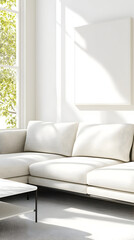 Modern Living Room 3D Render