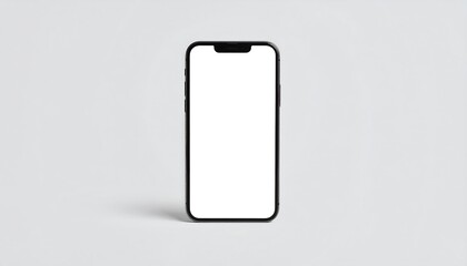 Modern smartphone mockup on a plain background