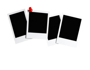 Untitled design - blank polaroid photo frames with pin